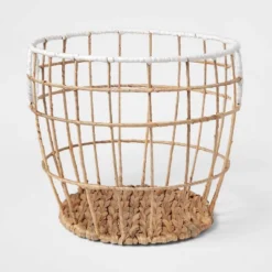 Kids' Woven Basket Natural With White Rim - Pillowfort™ 9 Kids' Woven Basket Natural With White Rim - Pillowfort™ -Pillowfort GUEST 92a32589 ee3e 4487 935d 5e382fad68f7