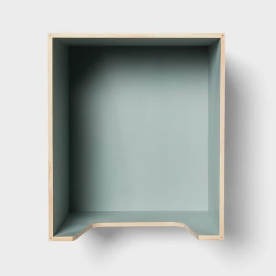 Stackable Kids' Storage Wood Bin - Pillowfort™ 4 Stackable Kids' Storage Wood Bin - Pillowfort™ - Image 2