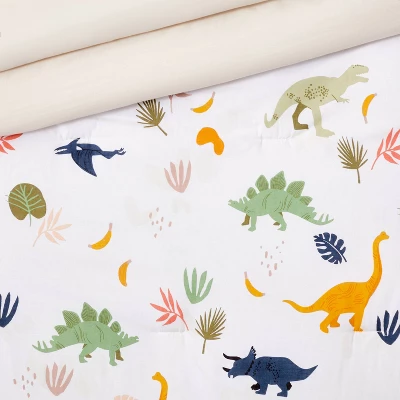 Dinosaur Cotton Kids' Comforter Set - Pillowfort™ 5 Dinosaur Cotton Kids' Comforter Set - Pillowfort™ - Image 3