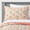 Floral Cotton Reversible Kids' Sham - Pillowfort™ -Pillowfort GUEST 9efb3a0d 6585 4343 b84c 9b7cfbed16a8