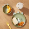 Kids' 2pc Bamboo And Melamine Dino Dinnerware Set Green - Pillowfort™ -Pillowfort GUEST a3badd13 e534 4018 9474 c0fb5c3bd5ab