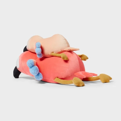 Parrot And Baby Weighted Plush Kids' Throw Pillow Pink - Pillowfort™ 4 Parrot And Baby Weighted Plush Kids' Throw Pillow Pink - Pillowfort™ - Image 2