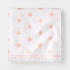 Dot Kids’ Towel Pink With SILVADUR™ Antimicrobial Technology - Pillowfort™ -Pillowfort GUEST af2bf523 da0d 4af1 98ec f853306278d7