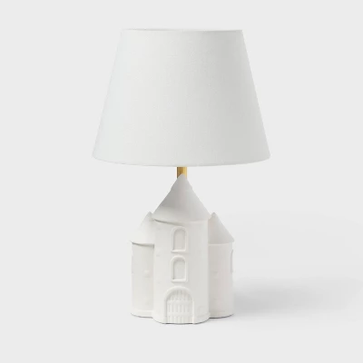 Castle Kids' Table Lamp White - Pillowfort™ 3 Castle Kids' Table Lamp White - Pillowfort™