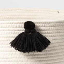 Kids' Coiled Rope Basket With Tassels - Pillowfort™ -Pillowfort GUEST b4e2f0b4 8784 4947 b5a4 581a96af06ec