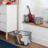 Wire Stackable Kids' Storage Basket Navy - Pillowfort™