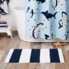 Rugby Striped Kids' Bath Rug Navy - Pillowfort™ 2 Rugby Striped Kids' Bath Rug Navy - Pillowfort™ -Pillowfort GUEST bb1196ec b962 4cc0 aee8 4b3e17e975ca