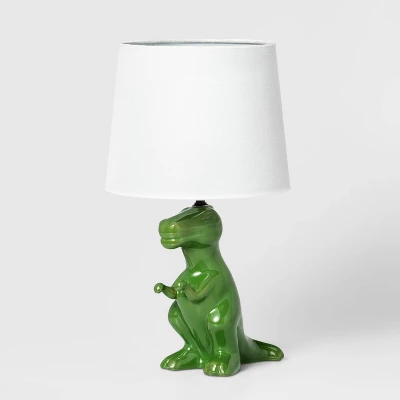 Dinosaur Kids' Table Lamp Green - Pillowfort™ 7 Dinosaur Kids' Table Lamp Green - Pillowfort™ - Image 5