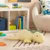 Dinosaur Weighted Plush Kids' Throw Pillow Yellow - Pillowfort™ -Pillowfort GUEST cbf8cf5f 1f91 441b 9c06 50536167fff9