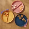 7" 6pk Plastic Divided Kids' Dinner Plates - Pillowfort™: Reusable, Dishwasher & Microwave Safe, Kids Dinnerware -Pillowfort GUEST cc5197ce 4a78 4c7f 9da0 31928e5627db