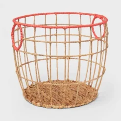 Natural With Fresh Melon Rim Kids' Woven Basket Red - Pillowfort™ 8 Natural With Fresh Melon Rim Kids' Woven Basket Red - Pillowfort™ -Pillowfort GUEST cf1d420b 4f34 4b13 ba0e 40a06c683c4e