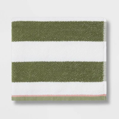 Striped Kids’ Towel Green With SILVADUR™ Antimicrobial Technology Green - Pillowfort™ 7 Striped Kids’ Towel Green With SILVADUR™ Antimicrobial Technology Green - Pillowfort™ - Image 5