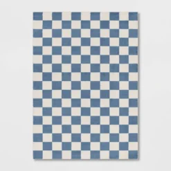 Area Kids' Rug Checker Blue - Pillowfort™ -Pillowfort GUEST d2e2f29b 28fe 4538 bb19 6c3e0af9e11b