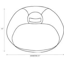 Canvas Kids' Bean Bag Navy - Pillowfort™ -Pillowfort GUEST d6c9190f e60e 4413 9358 af1a54732d28 1