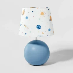 Kids' Round Base With Space Shade Lamp Blue - Pillowfort™ 13 Kids' Round Base With Space Shade Lamp Blue - Pillowfort™ -Pillowfort GUEST d9ffd424 0936 414d 8db9 aee8867fb37e