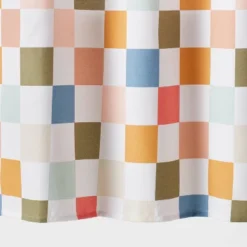 Kids' Shower Curtain Checkered - Pillowfort™: Abstract Pattern, Machine Washable, OEKO-TEX Certified 7 Kids' Shower Curtain Checkered - Pillowfort™: Abstract Pattern, Machine Washable, OEKO-TEX Certified -Pillowfort GUEST dde52d6d a373 4d4d ab3e 0914e746f90c