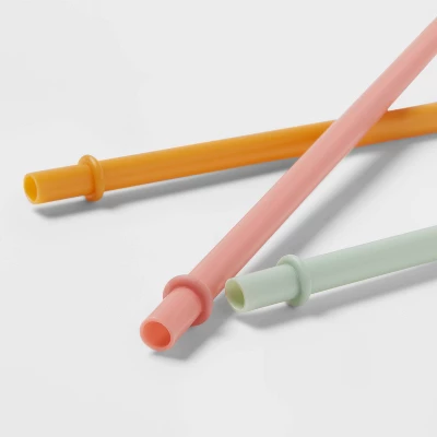 Kids' 6pc Plastic Rainbow Tumbler Straws - Pillowfort™: Dishwasher-Safe, Reusable For Cold Beverages 4 Kids' 6pc Plastic Rainbow Tumbler Straws - Pillowfort™: Dishwasher-Safe, Reusable For Cold Beverages - Image 2