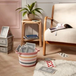 Striped Coiled Rope Kids' Storage Bin - Pillowfort™ -Pillowfort GUEST f34aa5dc 5c04 4334 a97a 7f1abceb89ea