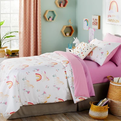 Kids' Duvet Unicorn Cover - Pillowfort™ 3 Kids' Duvet Unicorn Cover - Pillowfort™