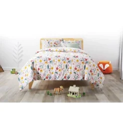 Floral Garden Cotton Kids' Comforter Set - Pillowfort™ -Pillowfort GUEST fc626bd3 9cb6 4dd5 ac3a d07d33c626b6